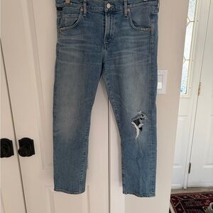 Citizens Of Humanity Light Blue Distressed Jeans